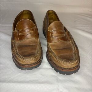 Orvis Brown Leather Loafers